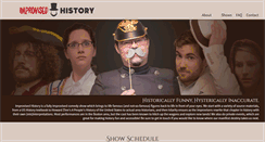 Desktop Screenshot of improvhistory.com